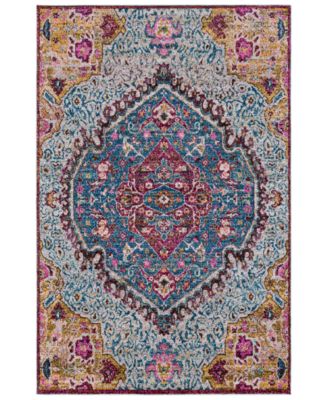 Livabliss - Anika ANI-1015 Aqua 5'3" x 7'3" Area Rug