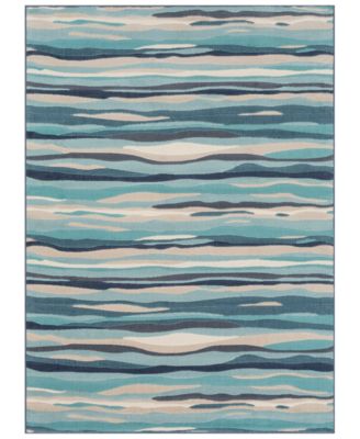 Livabliss - City CIT-2321 Aqua 3'11" x 5'7" Area Rug