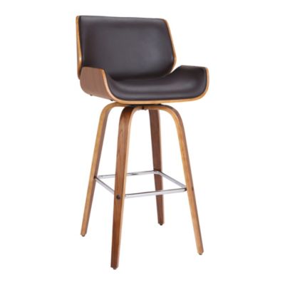 Armen Living - Tyler 30" Swivel Barstool, Quick Ship