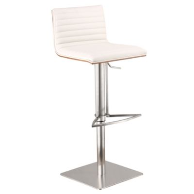 Armen Living - Cafe Adjustable Barstool, Quick Ship