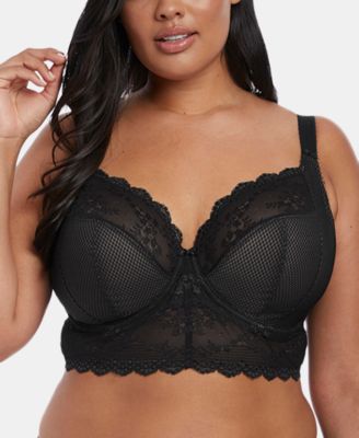Elomi - Women's Plus Size Charley Lace Underwire Plunge Bralette EL4381