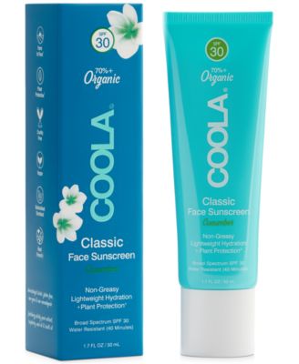 COOLA - Coola Classic Face Sunscreen Lotion SPF 30 - Cucumber