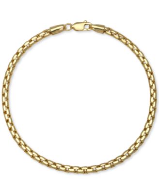 Macy's - Rounded Box Link Chain Bracelet in 14k Gold
