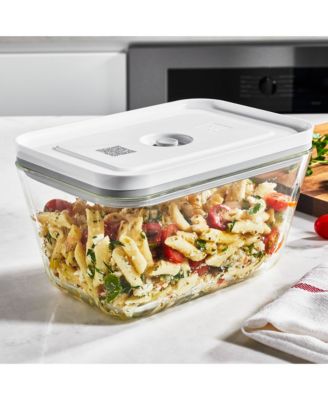 Zwilling - Fresh & Save Large Glass Rectangular 67-Oz. Vacuum Box, Set of 2
