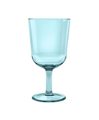 Abode Homewares - Simple Aqua Wine Glass S/4