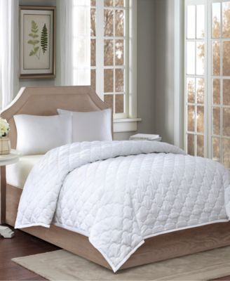 Madison Park - WonderWool Quilted Down-Alternative Twin Blanket