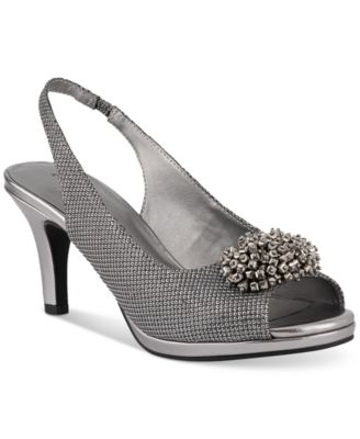 Karen Scott - Breena Slingback Peep-Toe Pumps