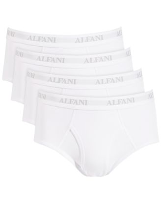Alfani - Men's 4-Pk. Moisture-Wicking Cotton Briefs