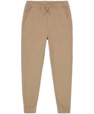 Nautica - Little Boys Evan Tapered-Fit Stretch Joggers with Reinforced Knees