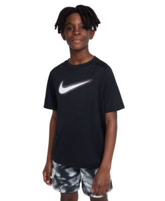 Nike - Big Boys Dri-FIT Multi+ Logo-Print Training T-Shirt
