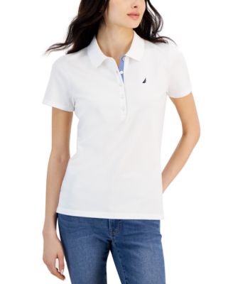 Nautica Jeans - Women's Short-Sleeve Polo-Collar Shirt