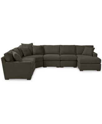 Furniture - Radley 6-Piece Fabric Modular Sectional Sofa