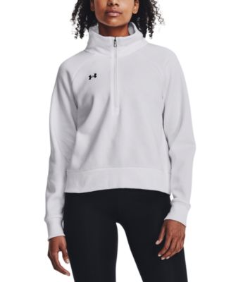 Under Armour - Women's Rival Fleece Mock-Neck Half-Zip Sweatshirt