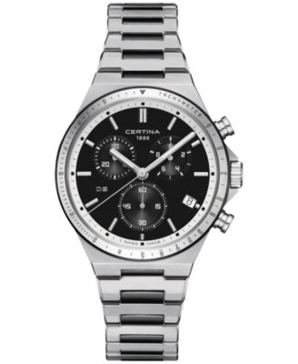 Certina - Men's Swiss Chronograph DS-7 Stainless Steel Bracelet Watch 41mm