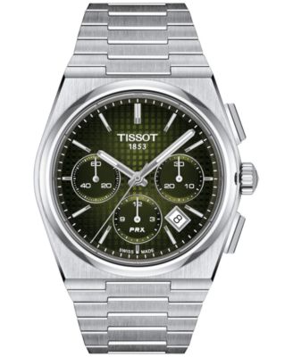 Tissot - Men's Swiss Automatic Chronograph PRX Stainless Steel Bracelet Watch 42mm