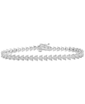 Wrapped in Love - Diamond Tennis Bracelet (2 ct. t.w.) in 10k White Gold