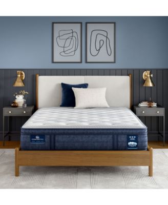Serta - iComfortPro Dartmouth 15" Latex Foam Plush Pillow Top Mattress - California King