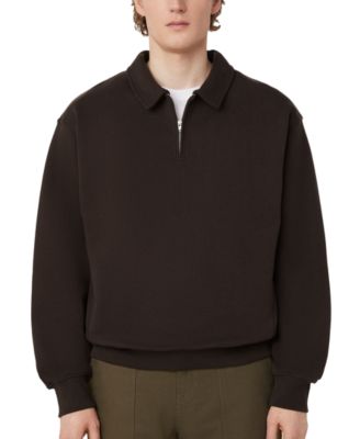 Frank And Oak - Men's Loose-Fit 1/2-Zip French Terry Sweatshirt