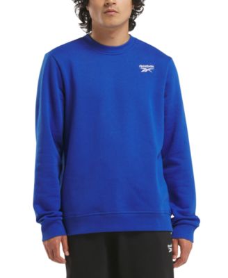 Reebok - Men's Identity Vector Regular-Fit Logo-Print Fleece Sweatshirt