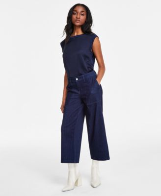 Liverpool Los Angeles - Women's Wide-Leg Cargo Jeans