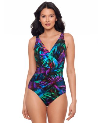 Miraclesuit - Women's Palma Paradiso Oceanus Tummy-Control One-Piece Swimsuit