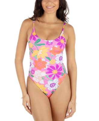 Hurley - Juniors' Daisy Delight One-Piece Swimsuit