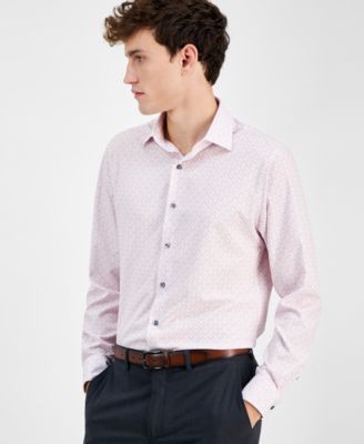 Alfani - Men's Yvan Round-Print Dress Shirt