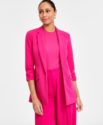 I.N.C. International Concepts - 3/4-Sleeve Blazer, Created for Macy's