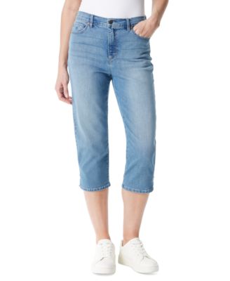 Gloria Vanderbilt - Petite Amanda High Rise Straight-Leg Capri Jeans