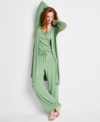 State of Day - Women's Pointelle Long Open-Front Wrap