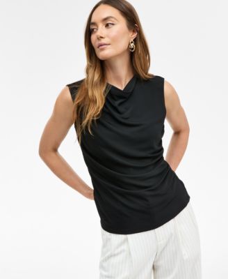 I.N.C. International Concepts - Women's Sleeveless Draped Tank