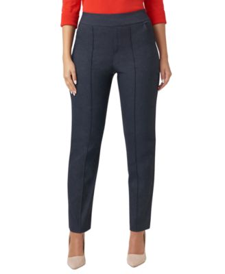 Hue - Women's Pull-On Mid-Rise Denim Leggings