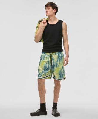 Mode of One - Men's Aura Regular-Fit Printed 7" Mesh Shorts