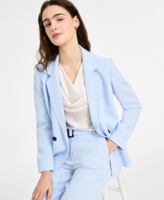 Bar III - Women's Satin Sleeveless Cowlneck Blouse