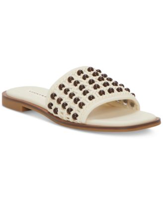 Lucky Brand - Women's Gidya Beaded Slide Flat Sandals