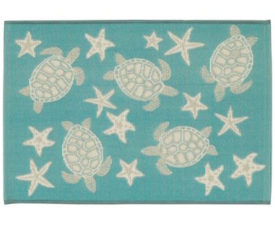 Liora Manne' - Esencia Turtle and Stars 2'5"x3'11" Area Rug