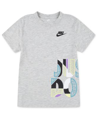 Nike - Little Boys "Just Do It" Wrap Logo Crewneck T-Shirt