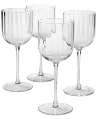 The Cellar - Optic Red Wine Glasses, Set of 4