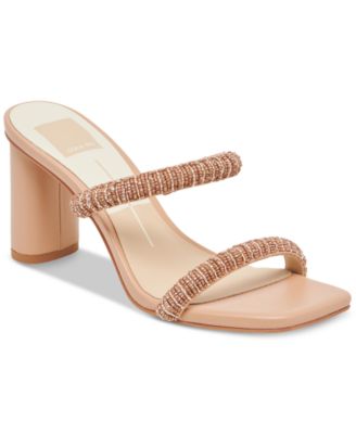 Dolce Vita - Women's Nolah Beaded Block-Heel Dress Sandals