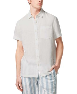 SCOTCH & SODA - Men's Regular-Fit Button-Down Linen Shirt
