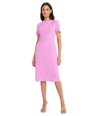 Maggy London - Women's Ruched Sheath Dress
