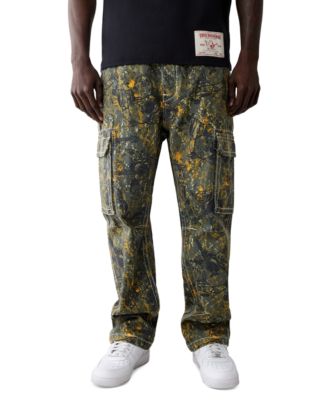 True Religion - Men's Big T Relaxed-Fit Buddha Camo Cargo Pants
