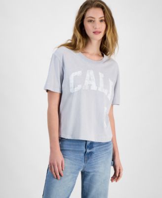 Rebellious One - Juniors' Cali 89 Graphic Crop T-Shirt