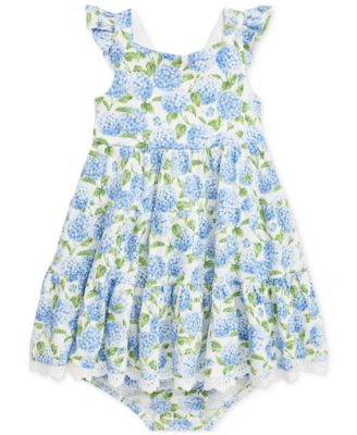 Polo Ralph Lauren - Baby Floral Flutter-Sleeve Dress