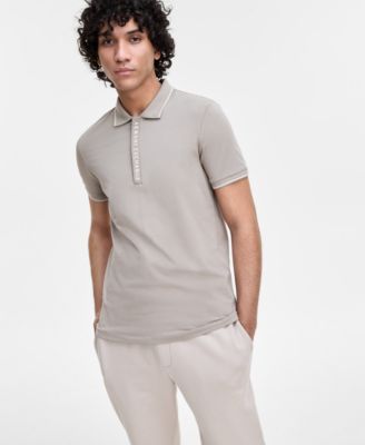 A|X Armani Exchange - Men's Logo Zipper Polo Shirt