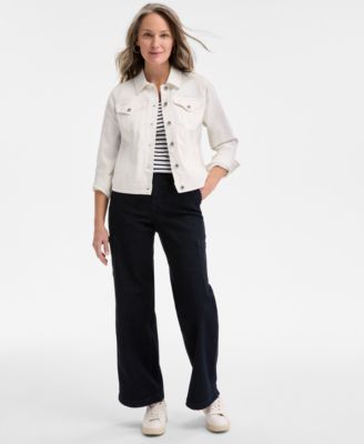 Style & Co - Women's Classic Relaxed Denim Trucker Jacket