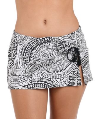 La Blanca - Women's Dream Catcher Graphic-Print Swim Skirt