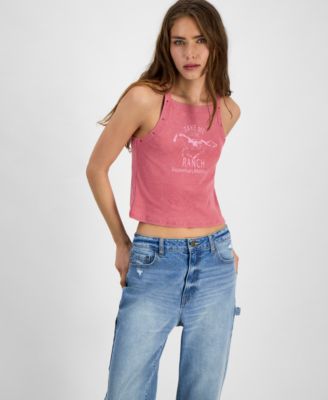 Love Tribe - Juniors' Take Me to the Ranch Graphic Tank Top
