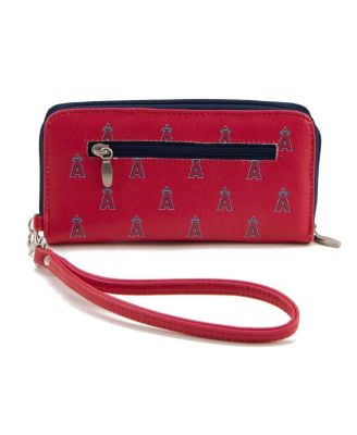 Eagles Wings - Women's Los Angeles Angels Zip-Around Wristlet Wallet