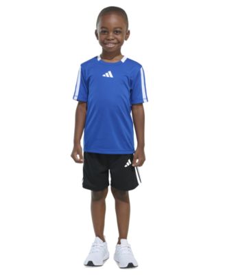adidas - Toddler & Little Boys Short-Sleeve Soccer T-Shirt & Shorts, 2 Piece Set